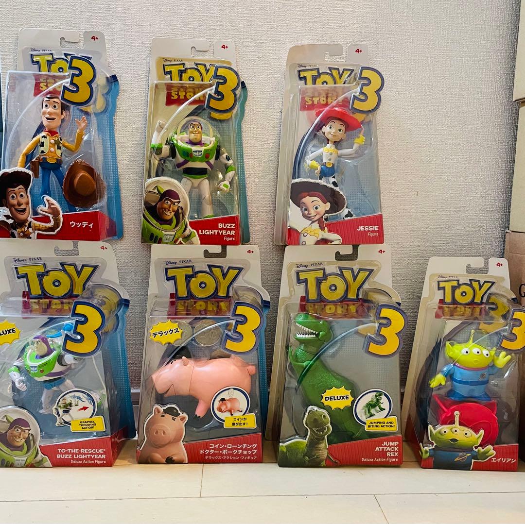 ディズニー　トイストーリー　ベーシックフィギュア　ウッディ　バズ　エイリアン