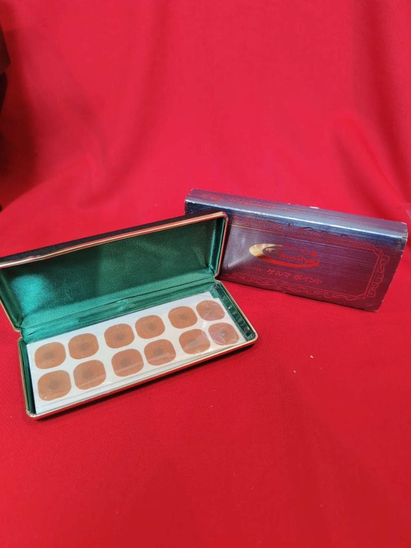 ゲルマポイント 14個入り ケース付き 磁気治療器 健康