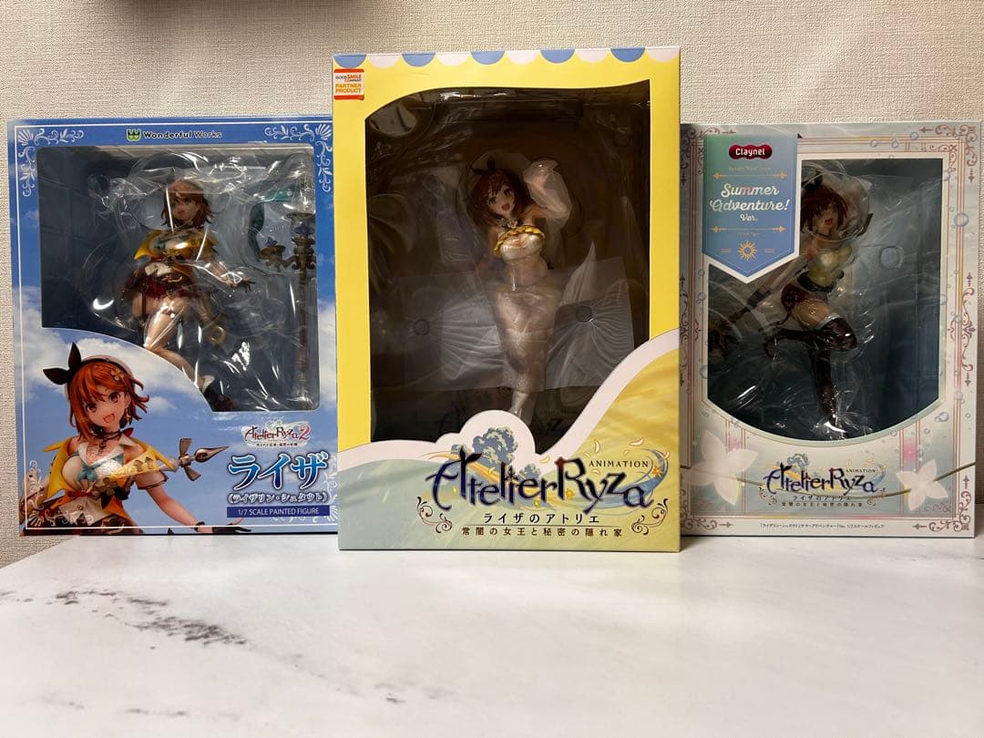 3体セット ライザのアトリエ ライザ フィギュア 1/7スケール まとめ売り ライザ (ライザリン・シュタウト)