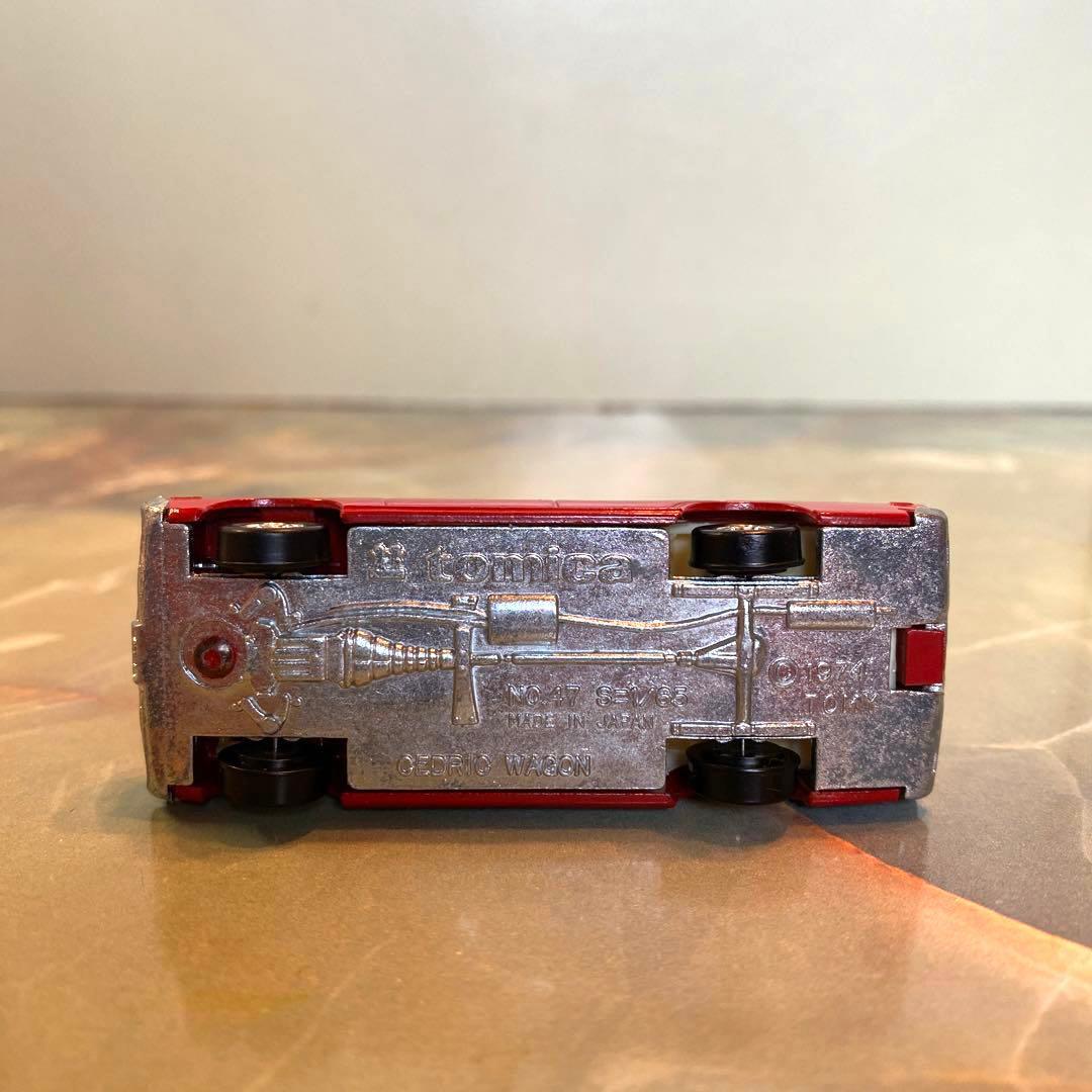 トミカNO.78 ニッサンセドリックワゴンファイアチーフカー 黒箱 日本製