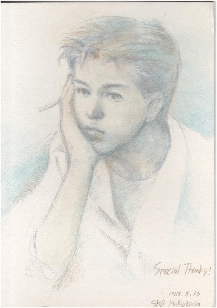 超貴重★今市子　直筆カラーイラストボード「藤井フミヤ（チェッカーズ時代）」 藤井フミヤ、16年ぶりの個展「The Diversity」が開催中です。 | Numero