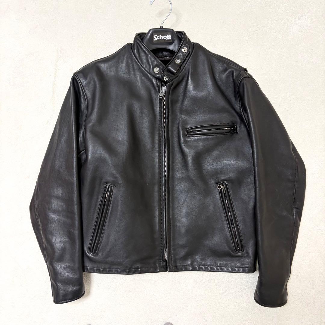 Schott ショット シングルライダース レザージャケット 42サイズ 楽天市場】Schott ショット シングル ライダースジャケット 641