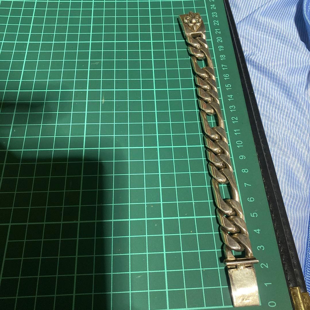 すごく素早い様専用 ブレスレット925 メキシコ 喜平 ユリモチーフ