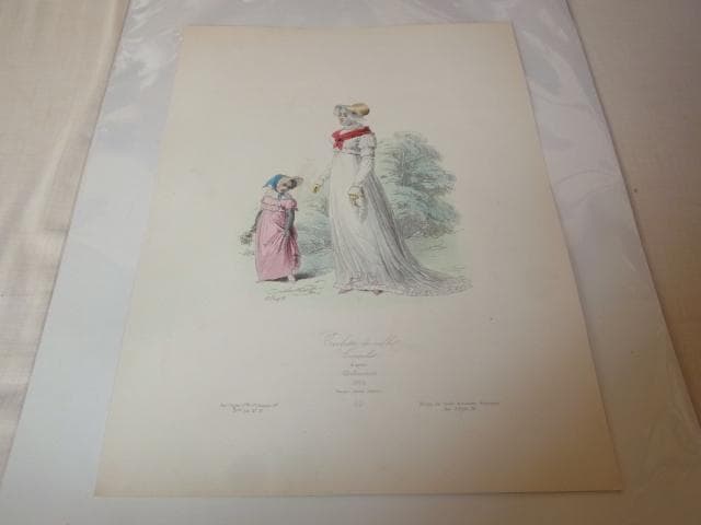 1865年スチール版画◆フランス ファッション画『ヒッポライト・ポーケ』PL89 傘を持つ女 | ジャン＝ルイ・フォラン | 収蔵品詳細 | 作品を知る