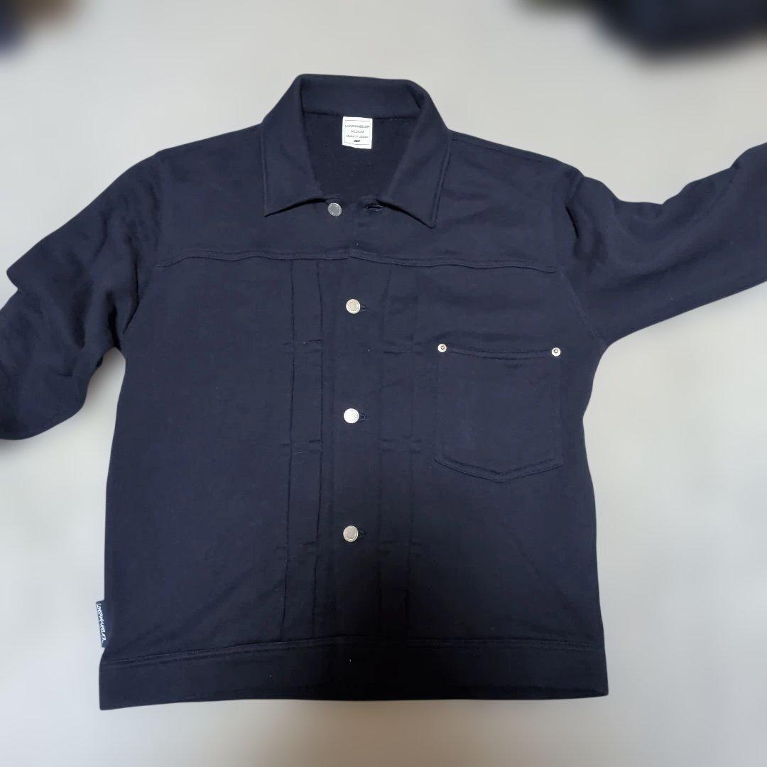 LOOPWHEELER ネイビー トラッカージャケット M