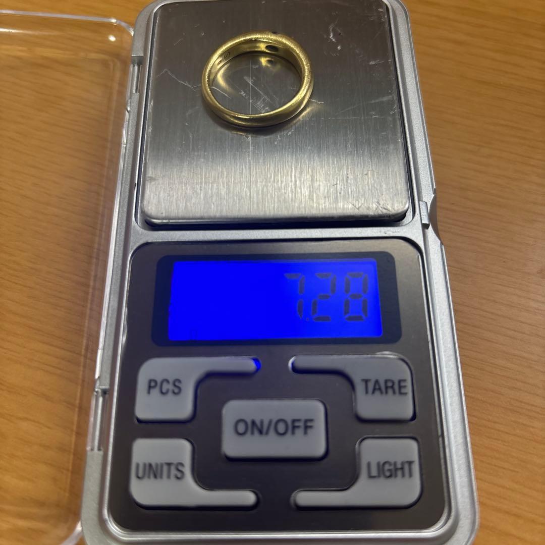 r*様 18金約7g サファイア0.55カラット