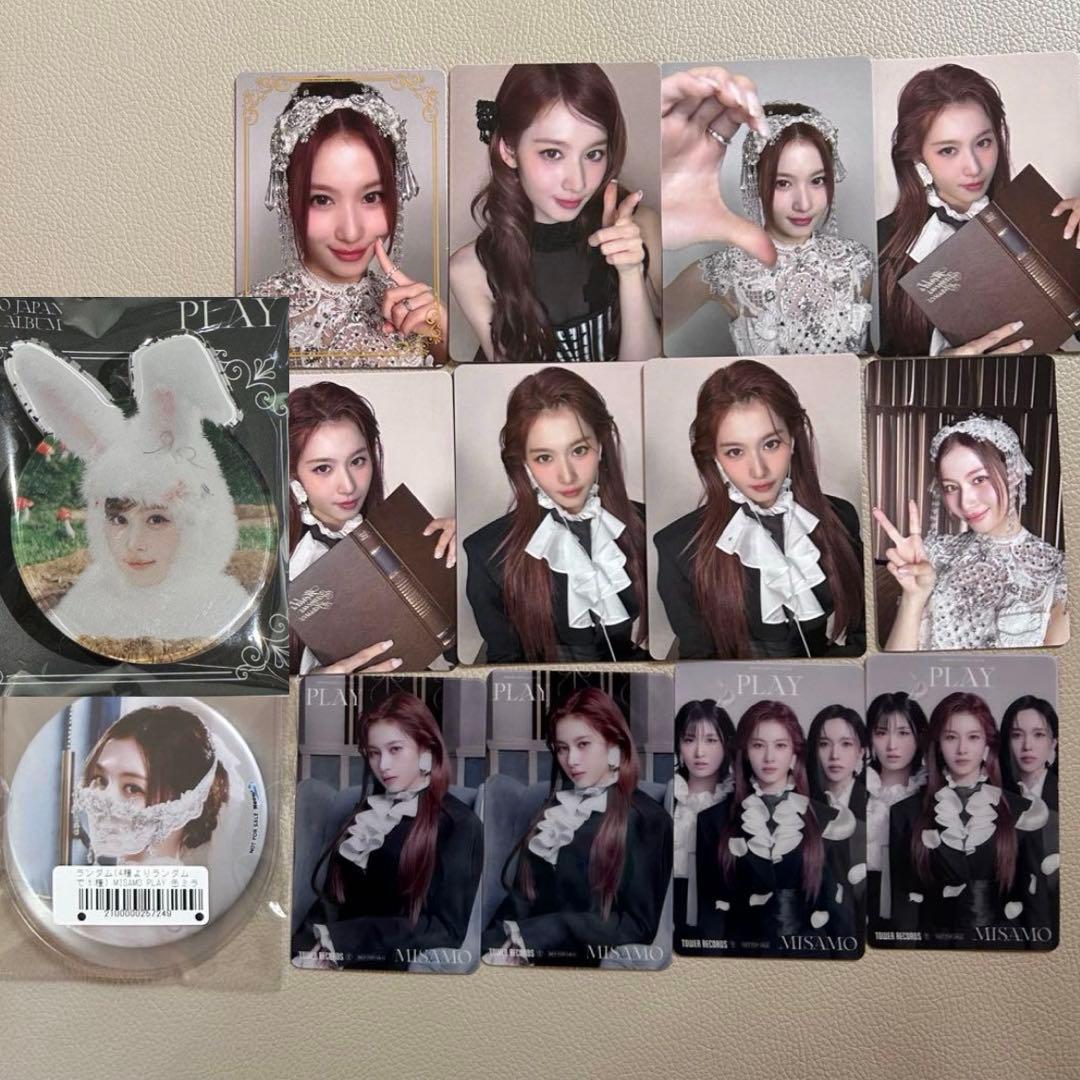 twice misamo ミサモ play トレカ ラキドロ サナ　箔押し