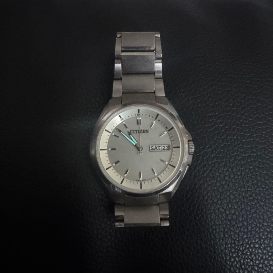 CITIZEN H100-T018858 エコドライブ シルバー系 腕時計 3針