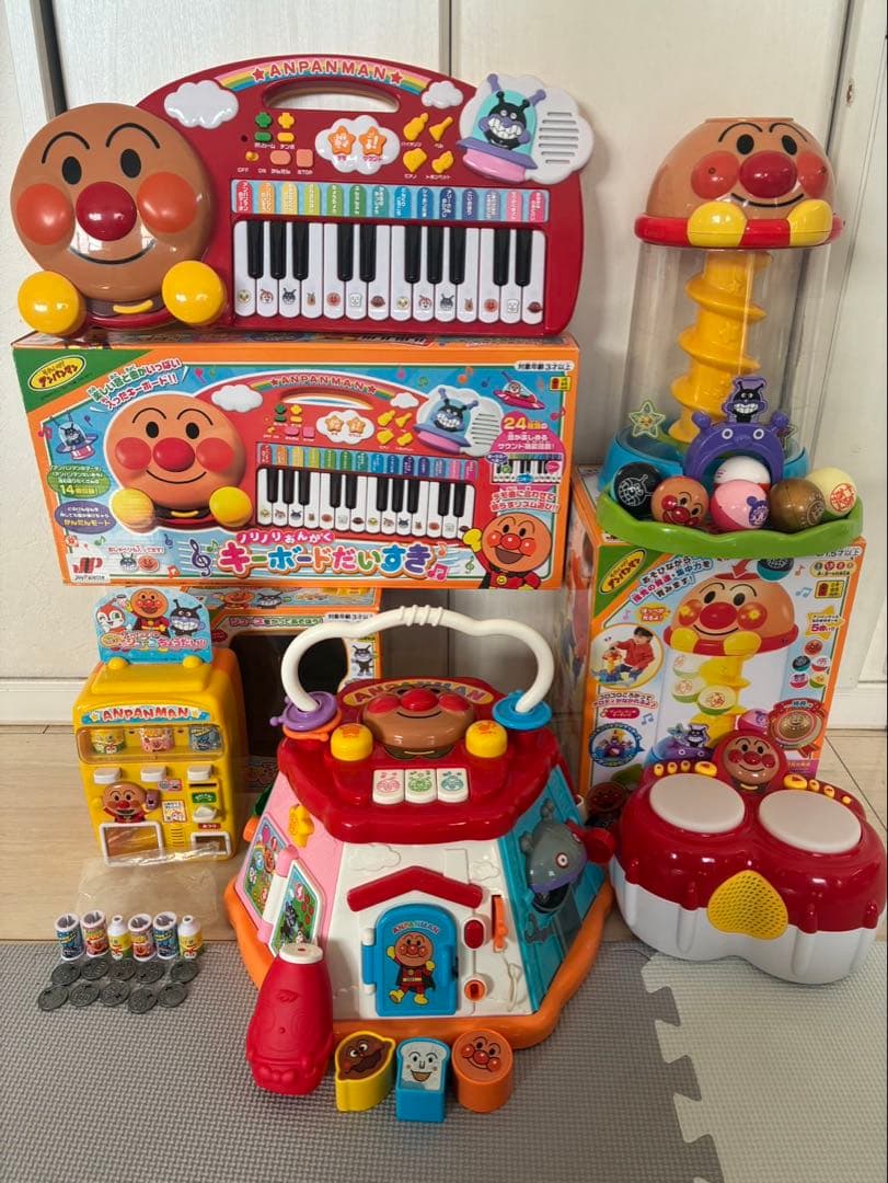 アンパンマン　知育玩具　指遊び　まとめ売り　セット売り