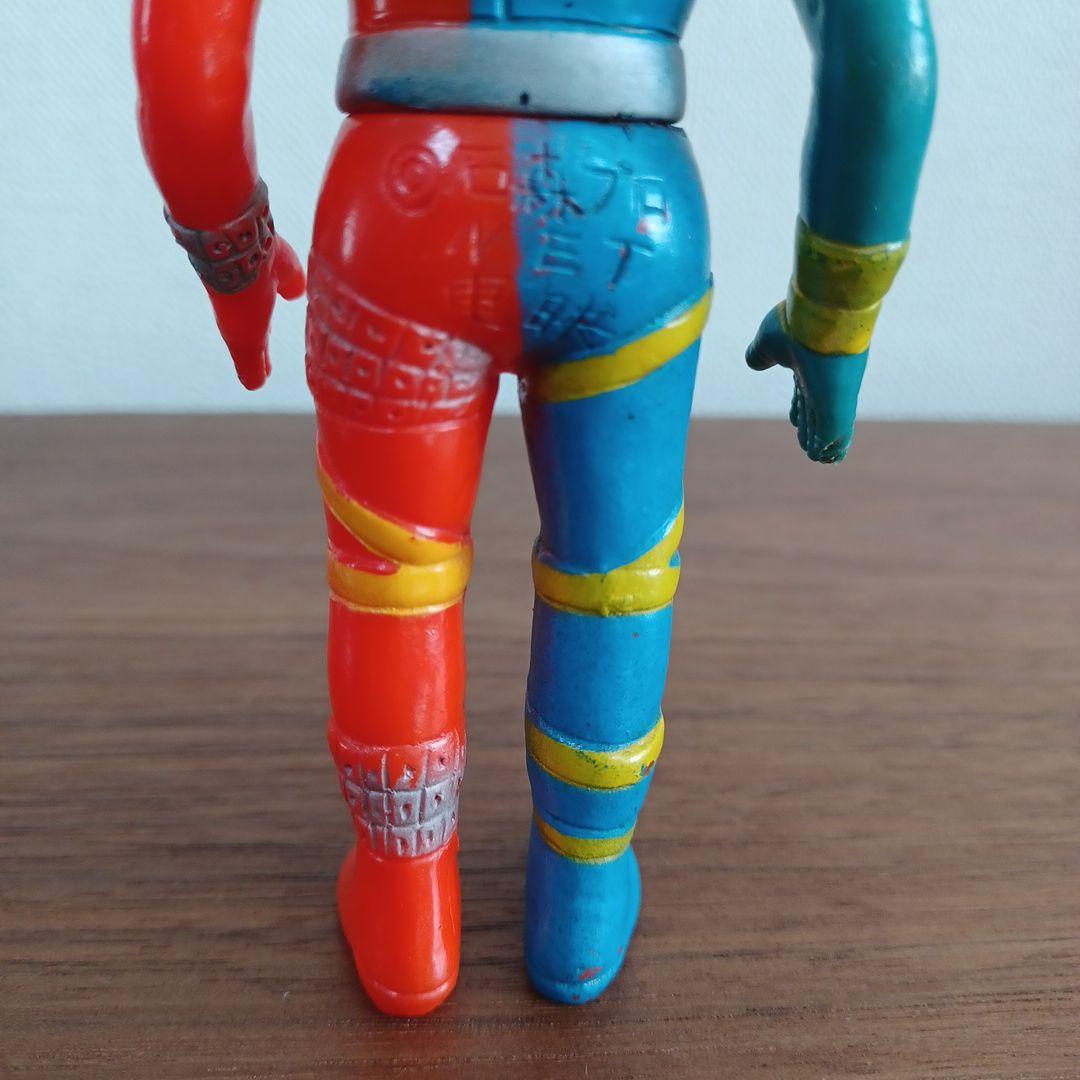 当時物タカトク製「人造人間キカイダー」希少な黒目ソフビフィギュア