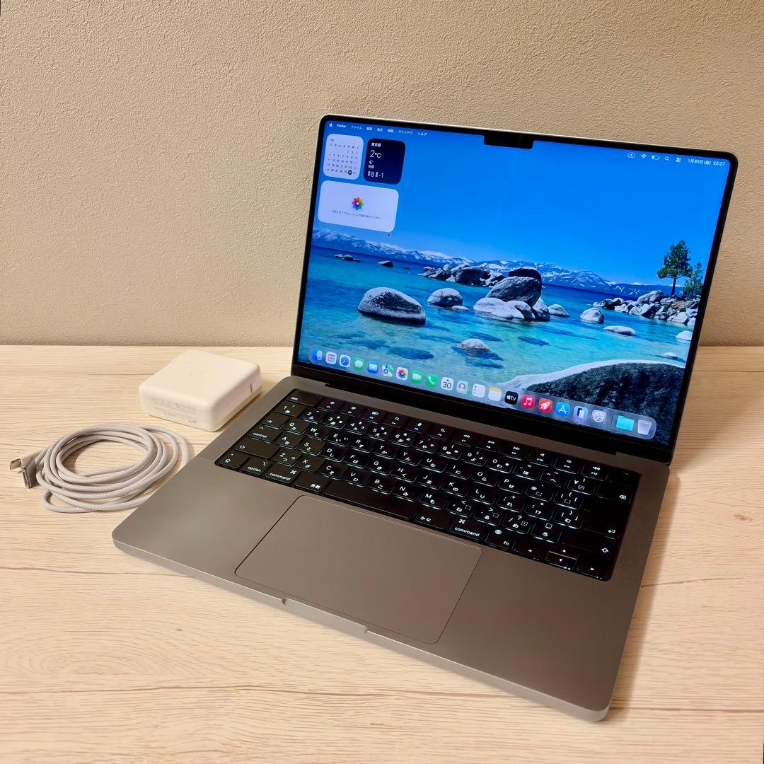 【美品】MacBook Pro (M1 Pro, 14インチ) 1TB 32BG