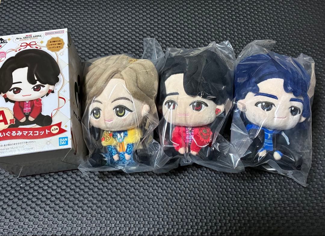 Mrs.GREEN APPLE一番くじ A賞　ぬいぐるみ　3個セット