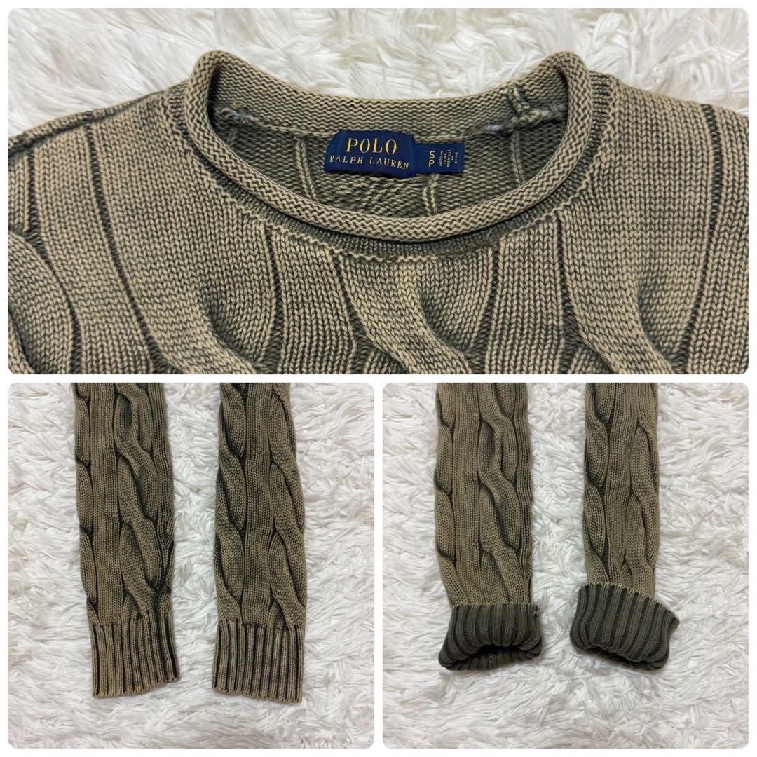 ✨激レア/未使用級✨ポロラルフローレン ケーブルニット 鷹 星条旗