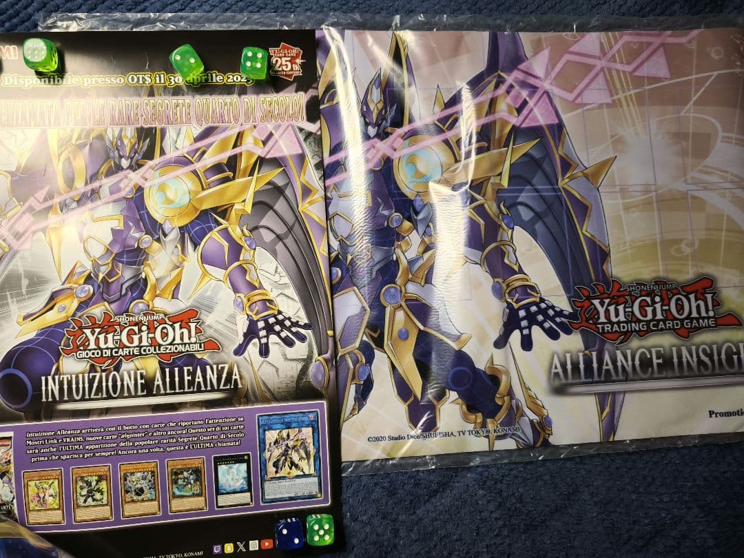 遊戯王　EU 英語版　アライアンスインサイト　プレイマット　ポスター　伊　新品