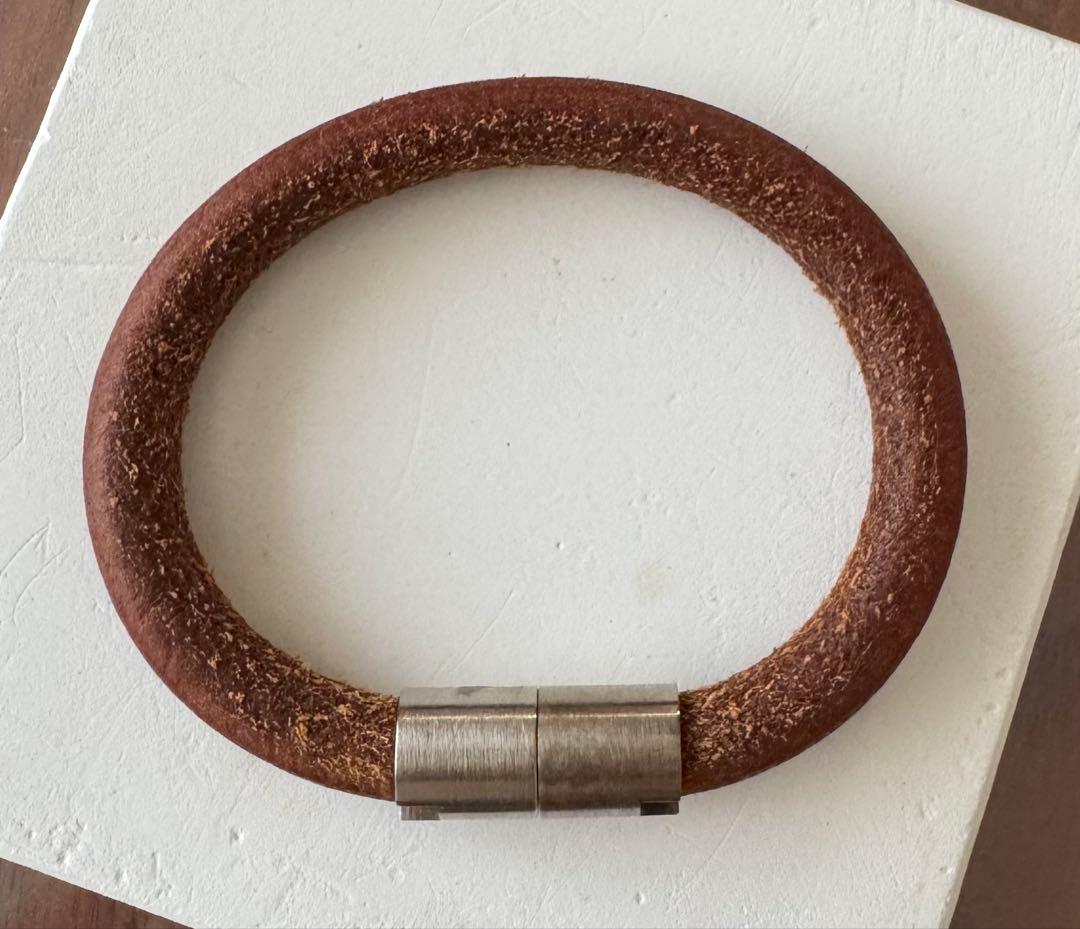 HERMES エルメス イオタ 藤原ヒロシ ゴローズ ブレスレット レザー