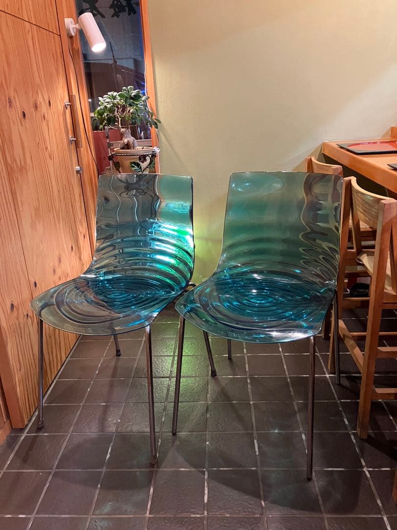 希少！カルガリス ロウチェア 2脚　中古