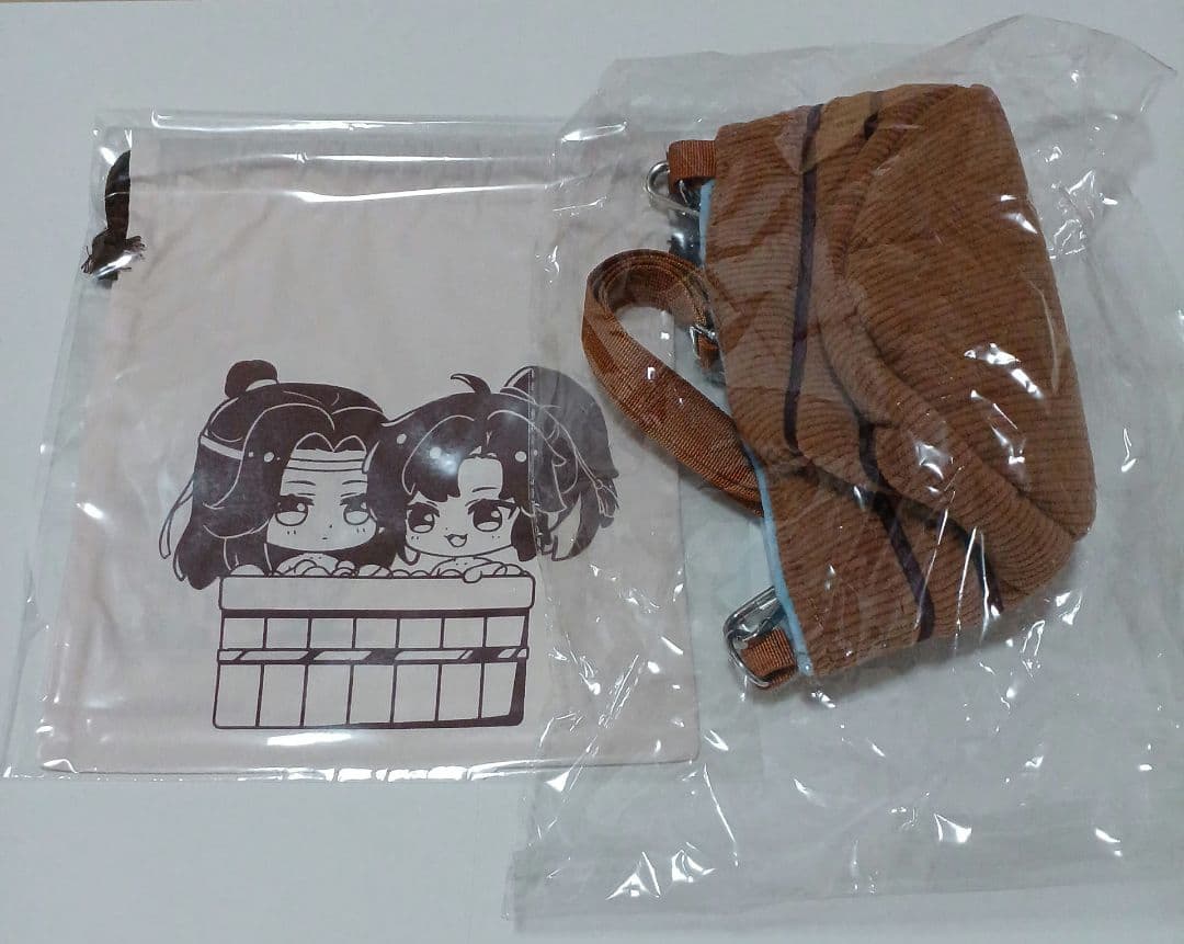 魔道祖師 公式茶屋 THEキャラカフェ 特典 風呂桶バッグ 巾着