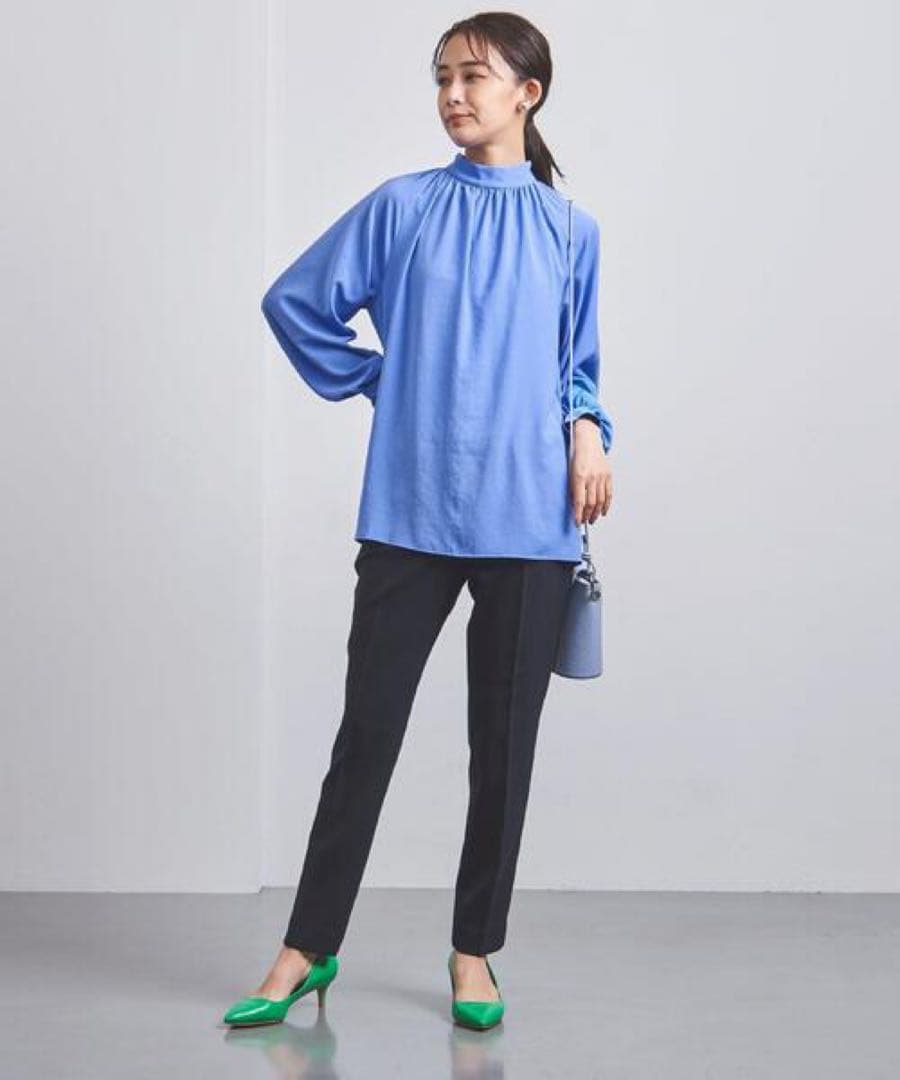 新品】手洗可 ギャザー長袖ブラウス 白UNITED ARROWS ¥17600 - メルカリ