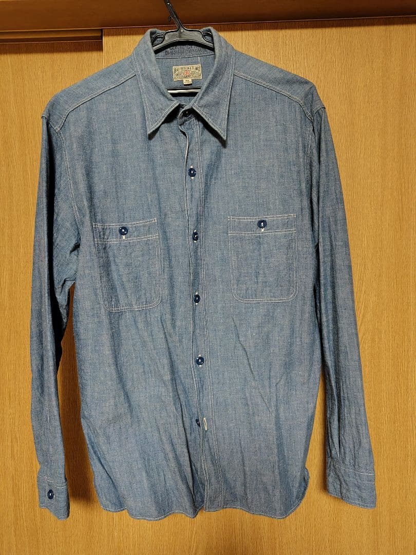 美品！Buzz Rickson's シャンブレーシャツ 17-17½　XL