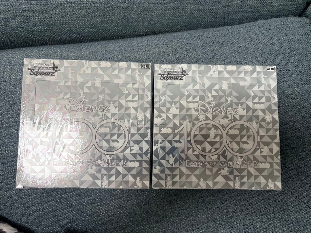 Disney 100 トレーディングカード 2個セット 初版 シュリンク付き