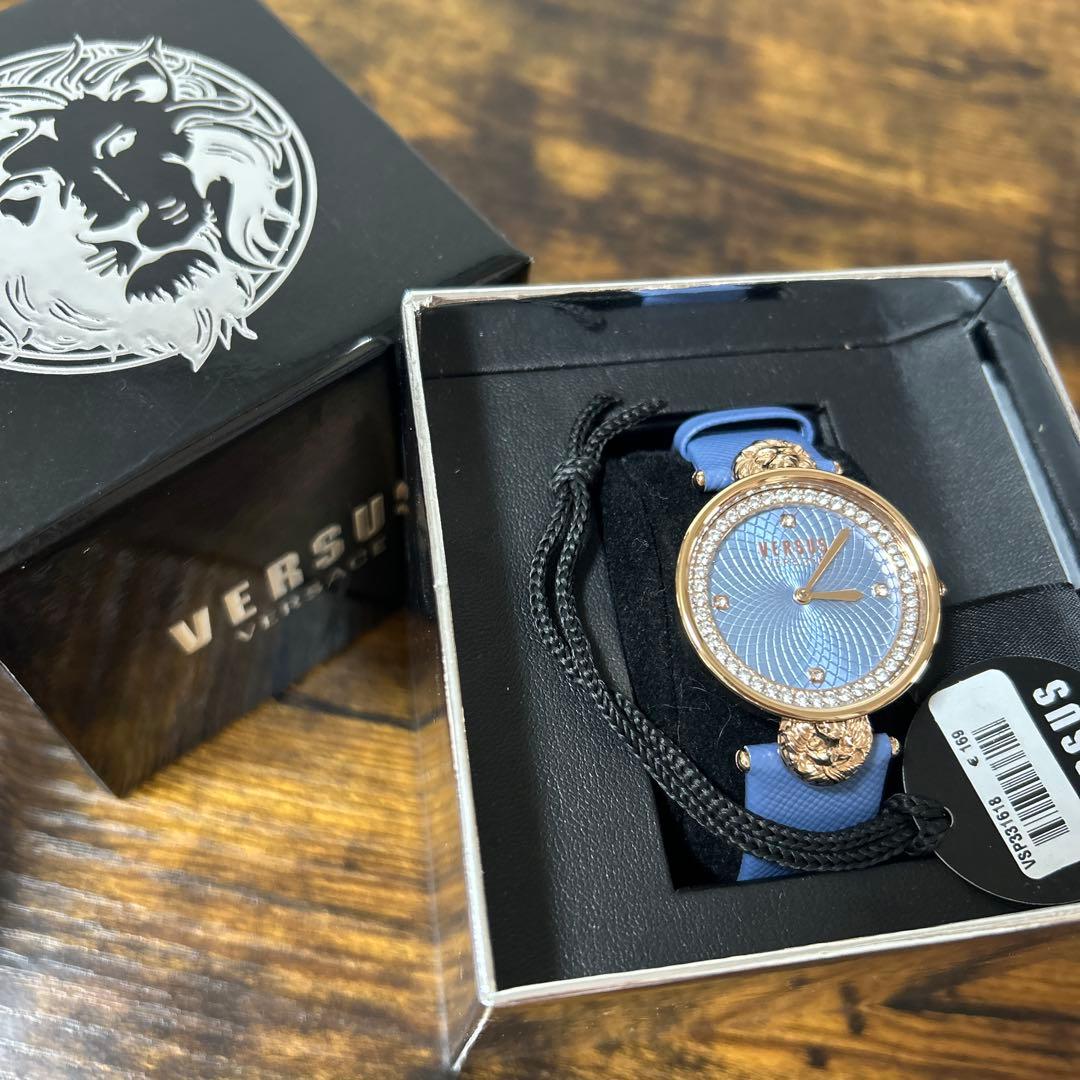 VERSUS VERSACE 青 時計 在庫一掃セール】 VERSUS VERSACE（ヴェルサス ヴェルサーチ