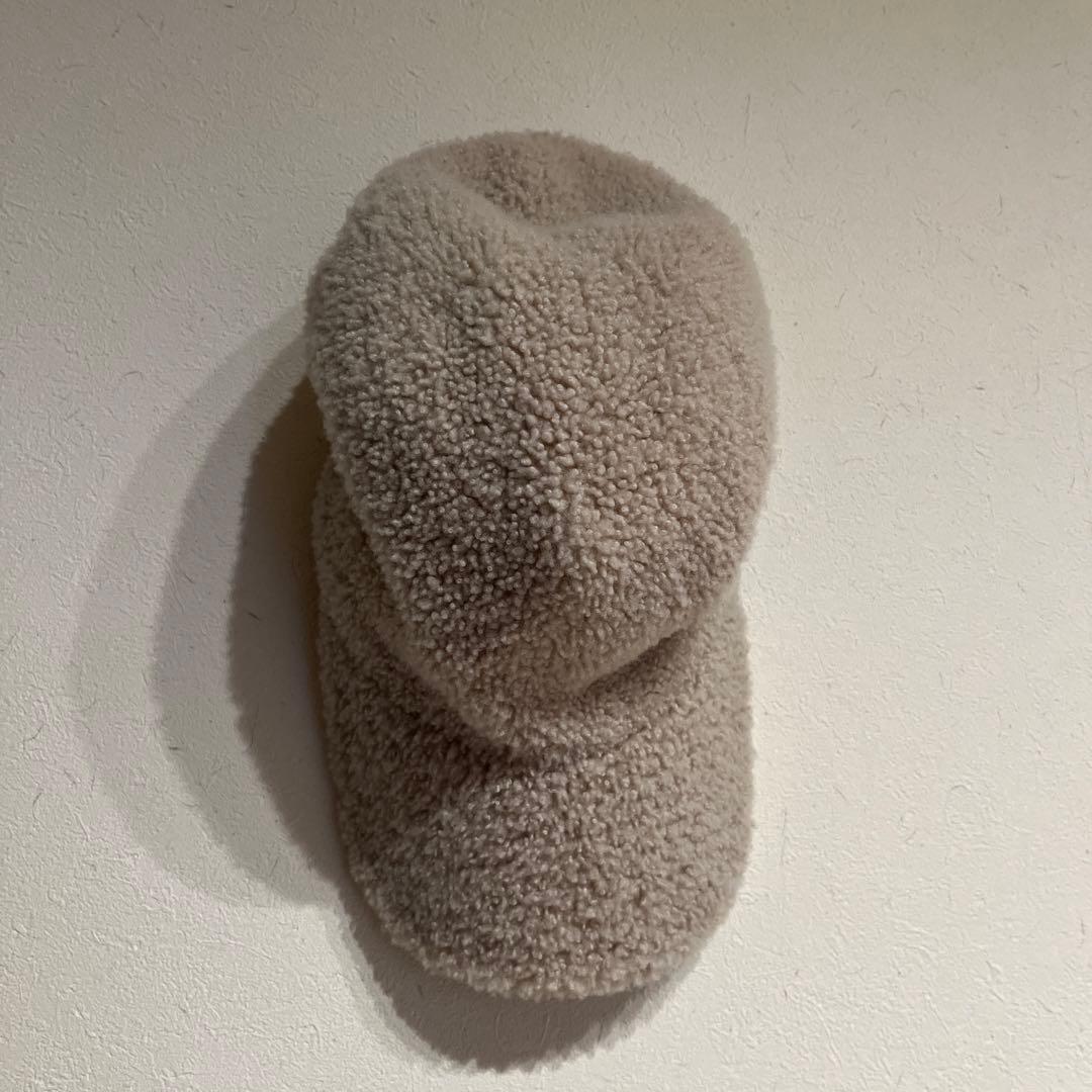 削除前値下げ　交渉可　カールドノヒュー　ムートンキャップ