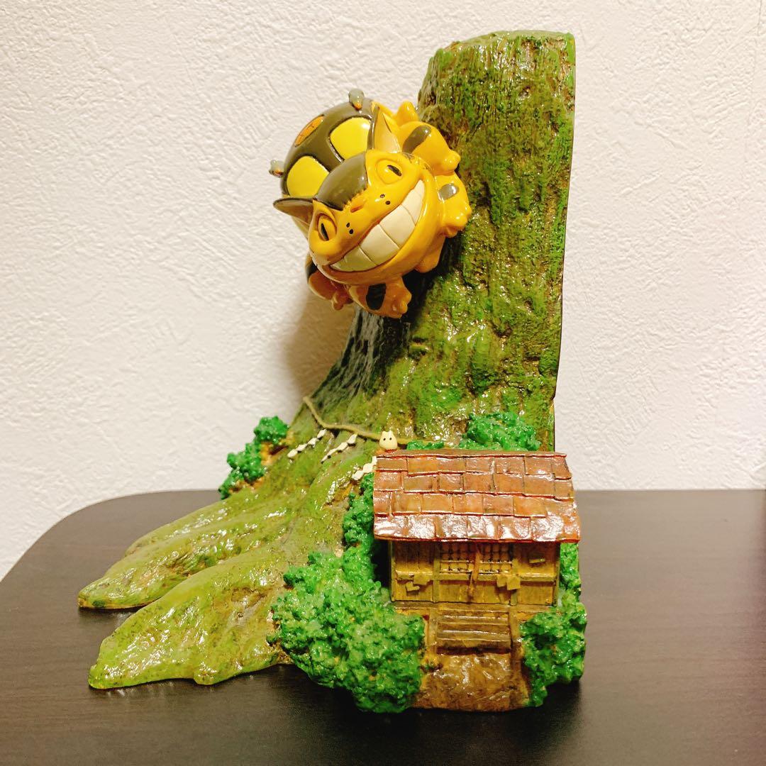 【廃盤レア】となりのトトロ　ネコバス　陶器　ブックスタンド　ブックエンド 廃盤レア】となりのトトロ ネコバス 陶器 ブックスタンド ブックエンド