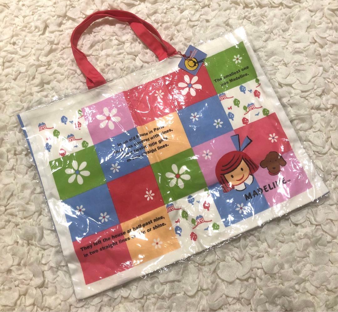 新品 familiar ファミリア マドレーヌ トートバッグ レッスンバッグ