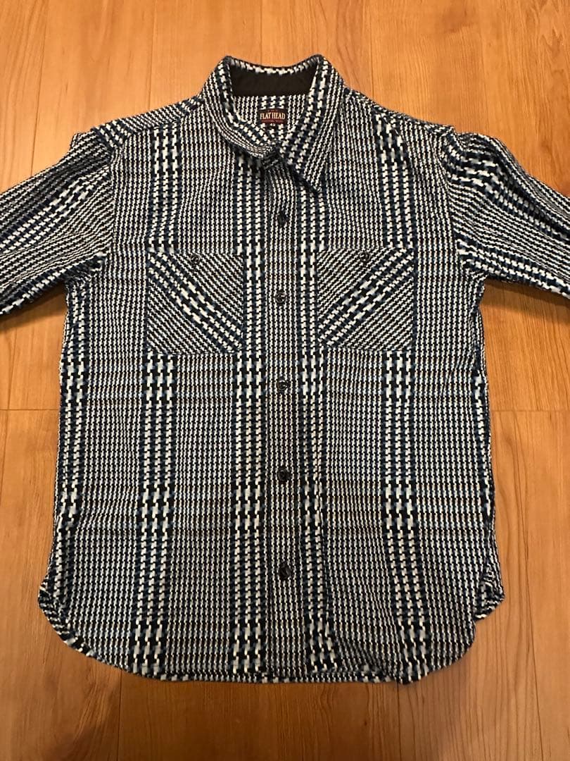 THE FLAT HEAD チェック柄シャツ 42