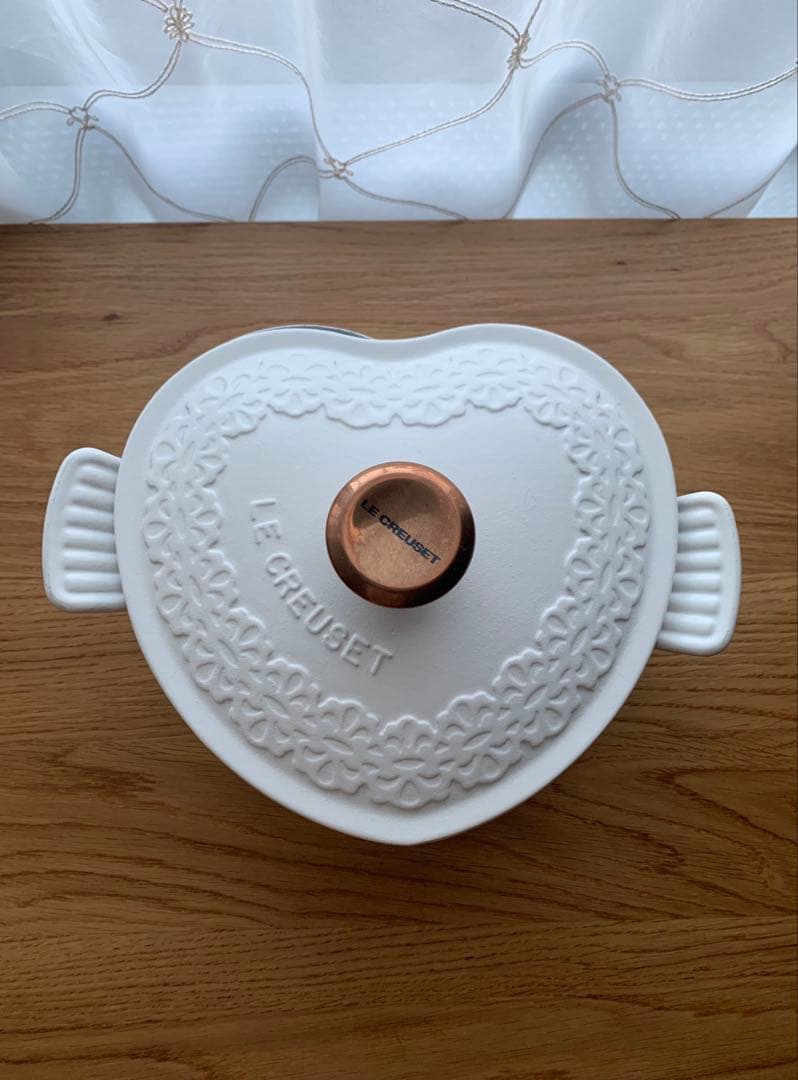 LE CREUSET★ハート型★ホワイト
