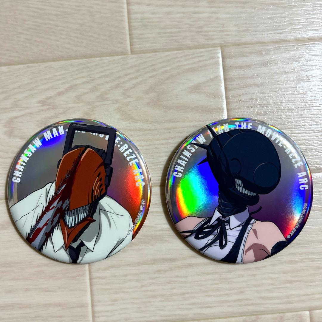 チェンソーマン レゼ編 ベースヤードトーキョー オーロラ缶バッチ