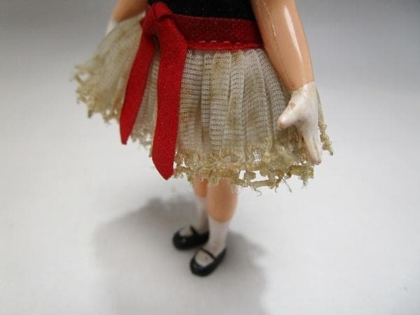 a0127-42女の子 少女 人形 フィギュア ヴィンテージ レトロ 当時物