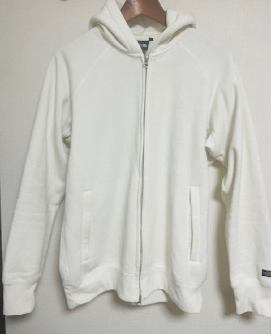 も*ー様 THE NOROTH FACE ホワイト　ジップパーカー