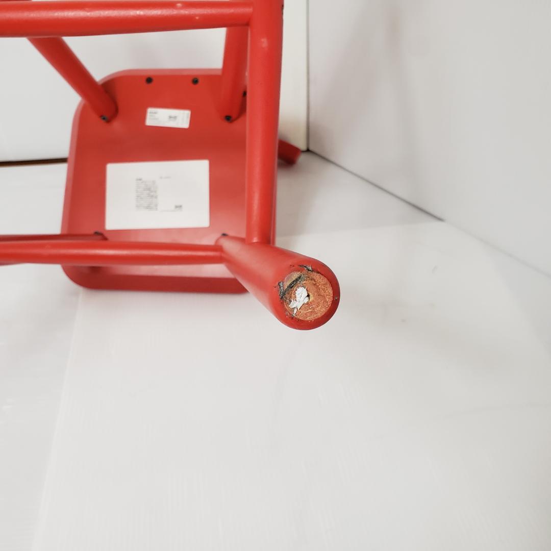 廃盤色 IKEA イケア AGAM アーガム キッズチェア ハイチェア レッド赤