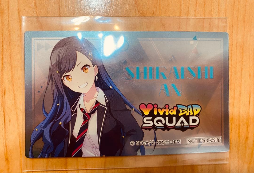 プロジェクトセカイ Vivid BAD SQUAD 白石杏 缶バッジ カード - メルカリ