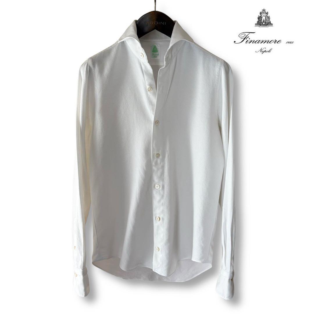 Finamore/セルジオ/マイクロワッフル/コットンシャツ - メルカリ