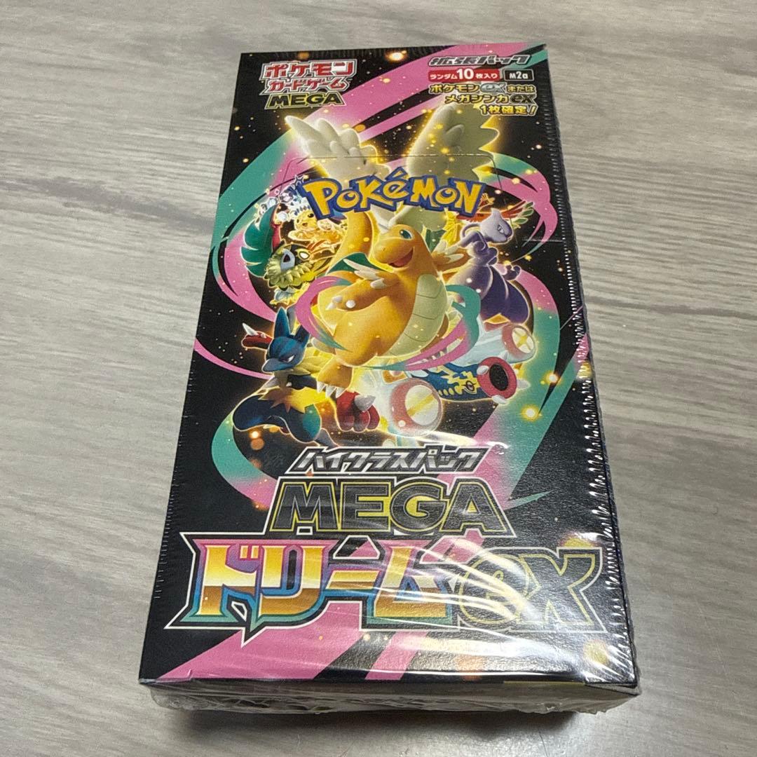 シュリンク付き ポケモンカードゲーム MEGA ドリームex 1BOX