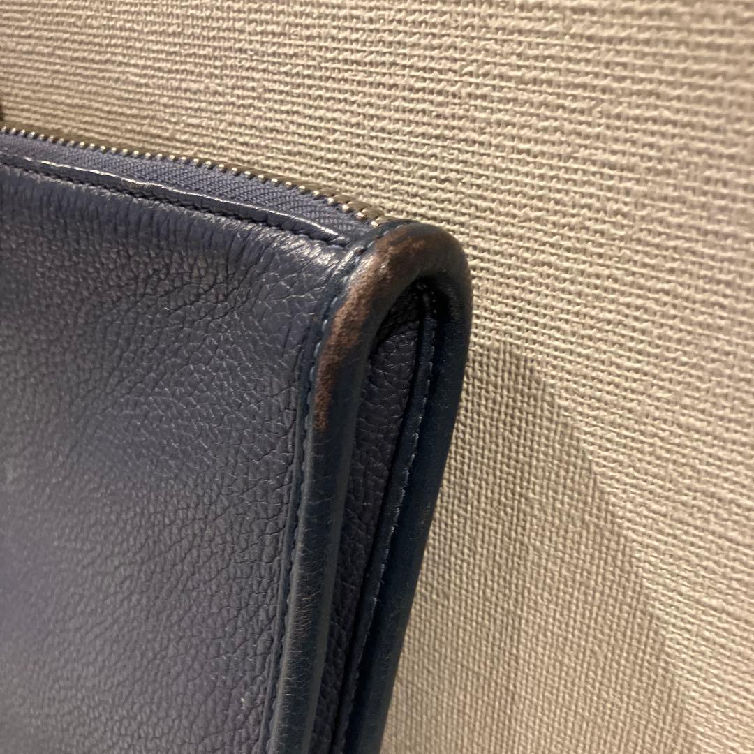 《中古美品》　ロエベ　トレドバッグ　ネイビー