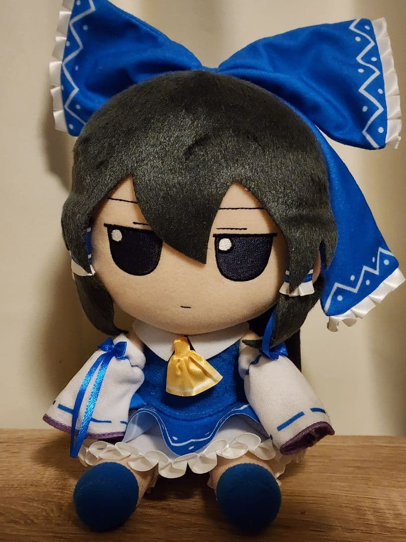 東方Project 博麗霊夢 青霊夢 ふもふも ぬいぐるみ