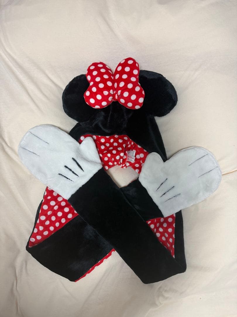【美品】ディズニー ミニー ファンキャップマフラー ディズニー ミニー ファンキャップ マフラーキャップ 廃盤品｜Yahoo