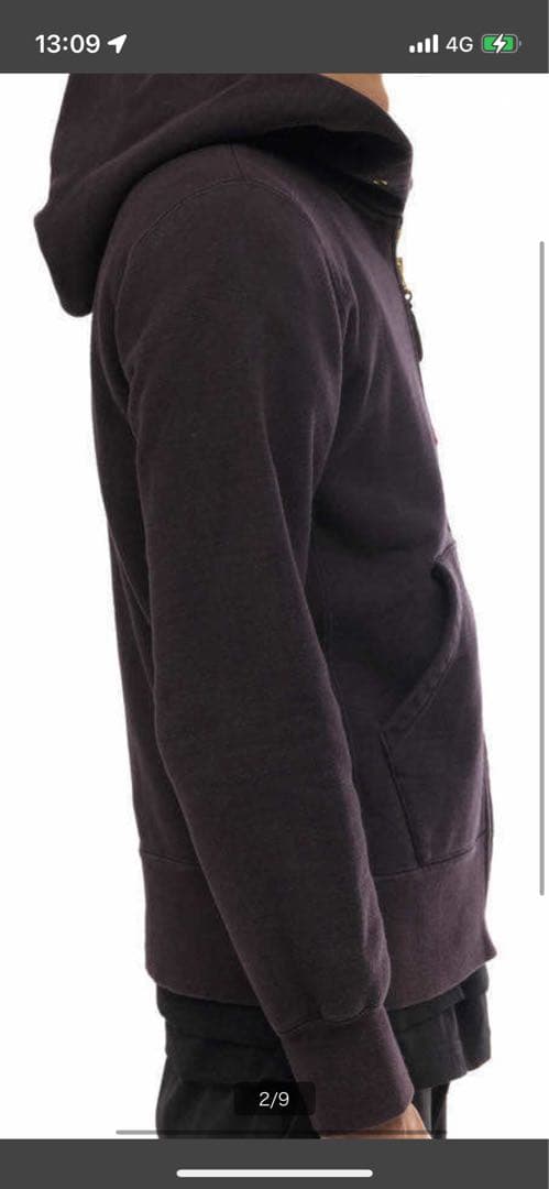 VISVIM パーカーVINTAGE APPLIQUE ZIP HOODY 1