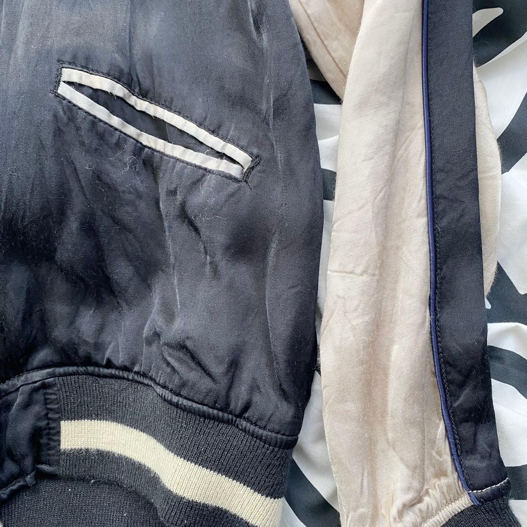 HOUSTON 鮫刺繍 スカジャン ヒューストン サメ スーベニア レーヨン