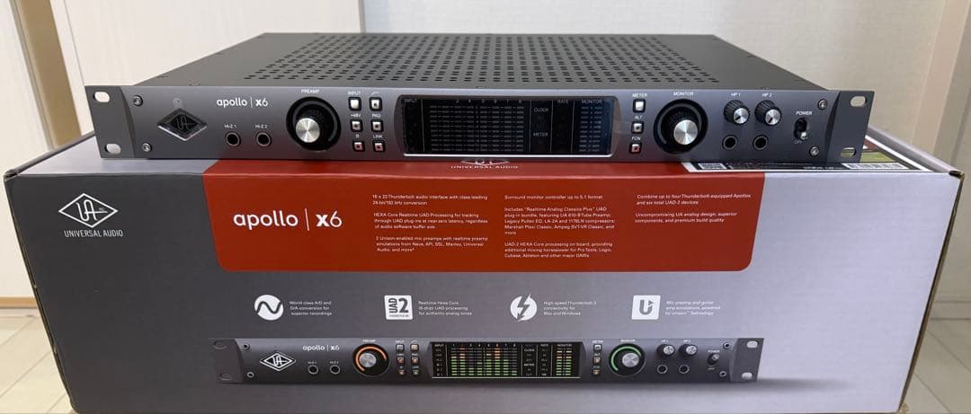 最終価格 ほぼ新品 UNIVERSAL AUDIO Apollo X6