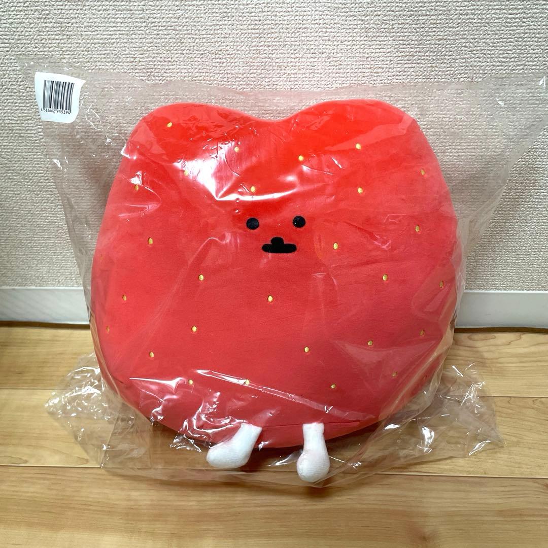 ナガノのいちご ぬいぐるみくじ B賞 いちごぬいぐるみL ② - メルカリ