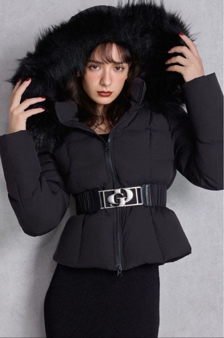 GYDA ジェイダ 2025年GDベルト付きショートダウンコート