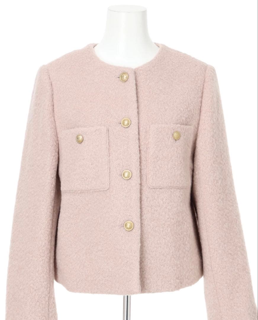 新品未使用　JUSGLITTY 《店舗限定》シャギーブークレジャコット