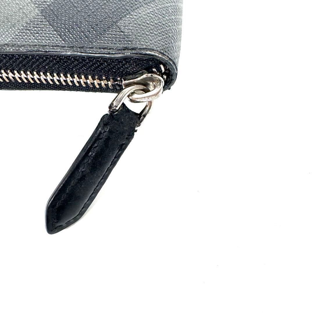 バーバリー ラウンドファスナー 長財布 オーガナイザー グラフティ 黒