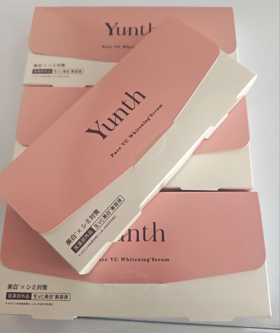 【新品未使用、4箱セット】Yunth 生ビタミンC美容液