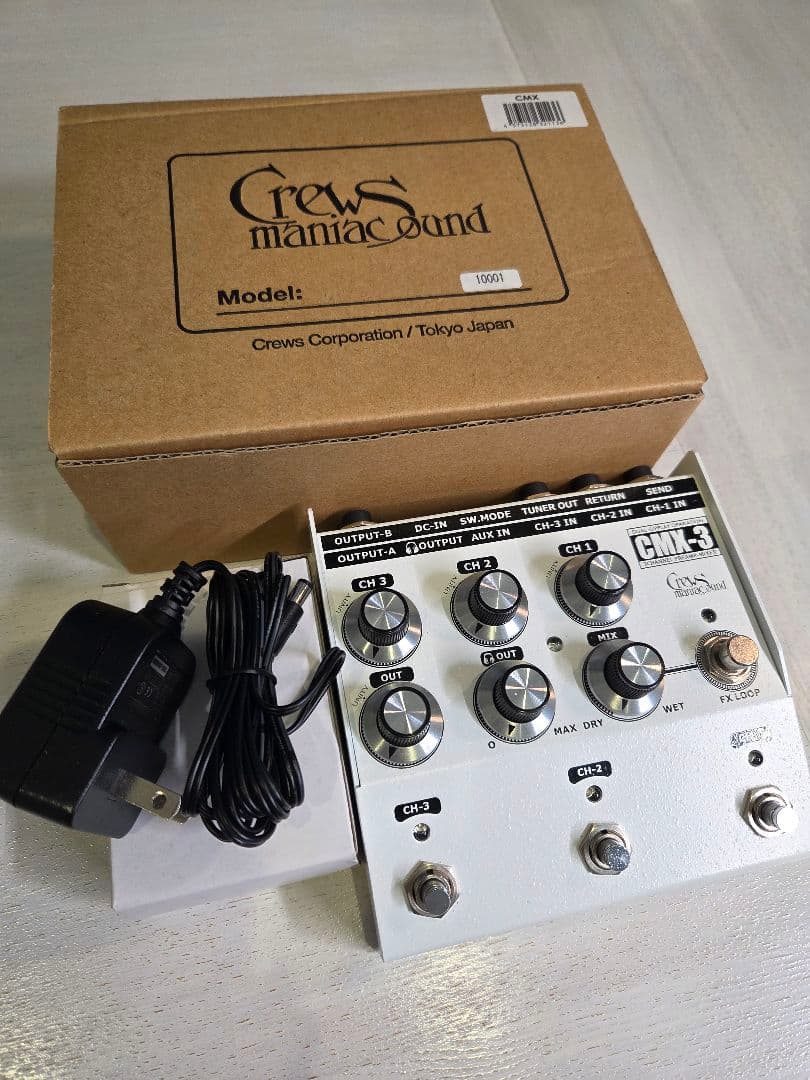 レア廃盤 Crews Maniac Sound CMX-3 FOOT MIXER