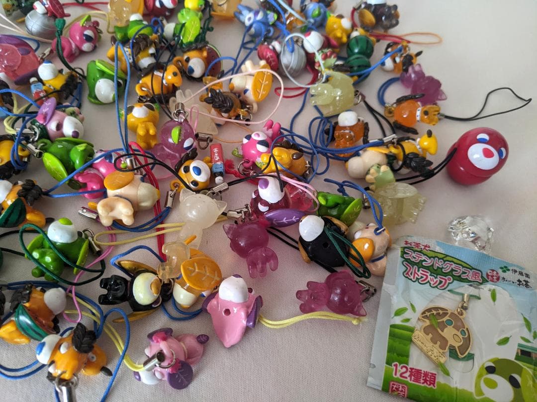 ○おーいお茶○お茶犬 お茶猫 ストラップ他まとめて - おーいお茶